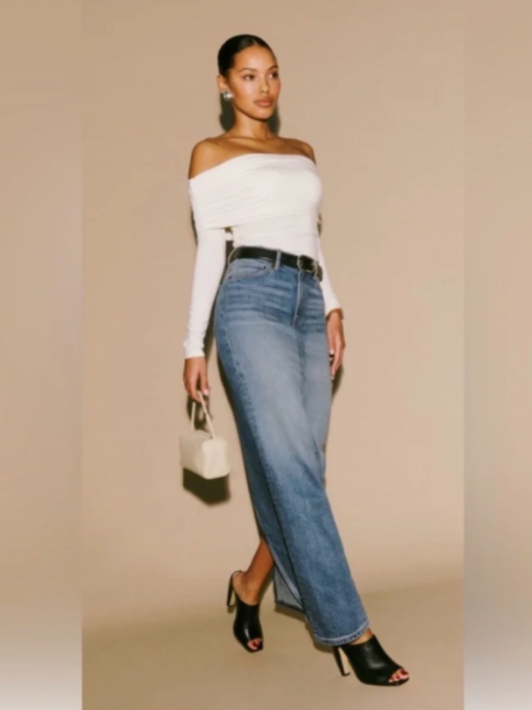 Reformation - Daria Ultra High Rise Denim Maxi Skirt